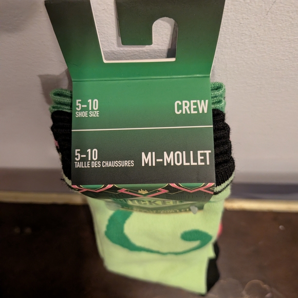MAD Engine Wicked Green and Black Crew Socks - 3 Pack - Picture 2 of 3